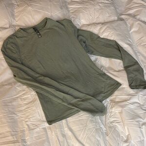 SKIMS Women's Olive Long Sleeve Tee